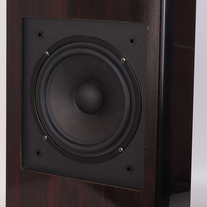 weige威格es100家庭影院前置音箱木质发烧落地8寸hifi音箱