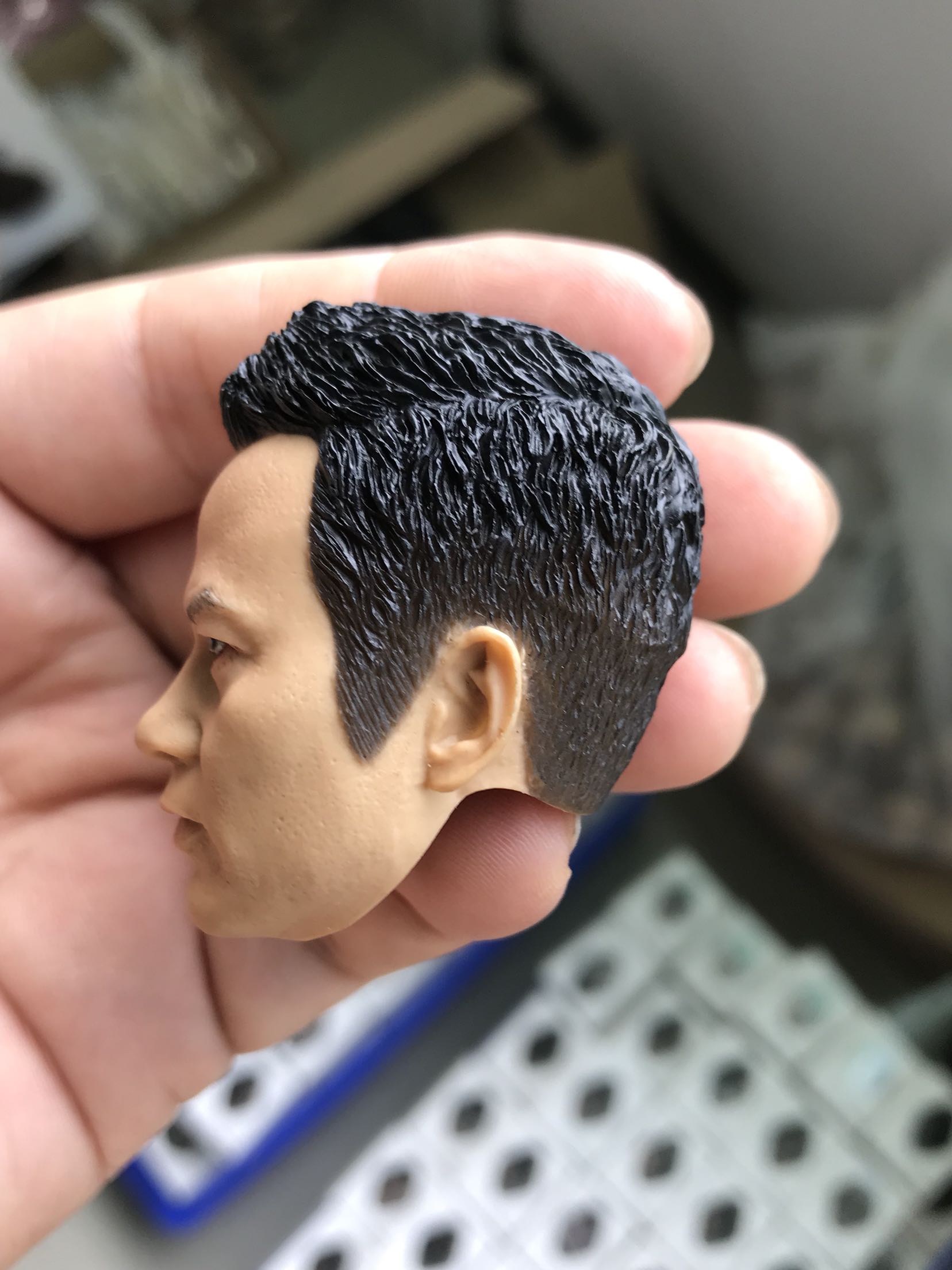 1/6兵人头雕模型男演员香港明星任达华中年帅哥公仔人偶手办配件