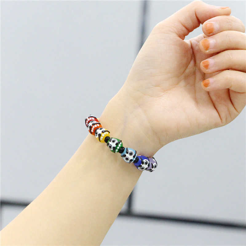 达摩手链日式琉璃女生手工编绳学生情侣财神手链