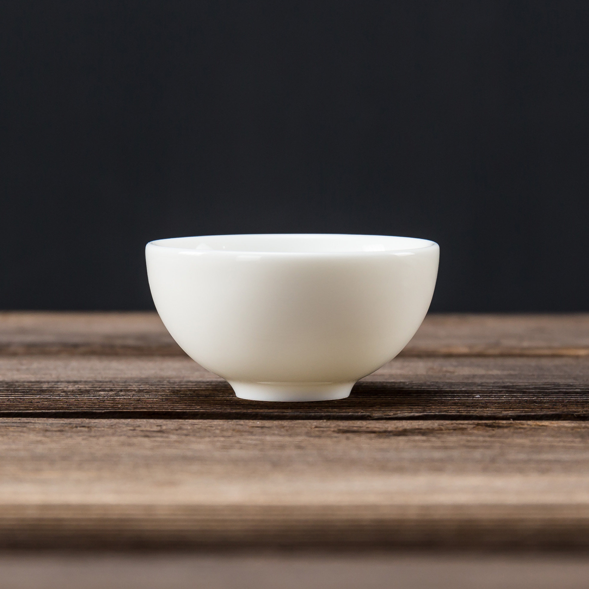 茶杯羊脂白瓷家用功夫功夫茶茶具品茗德化陶瓷单个茶杯