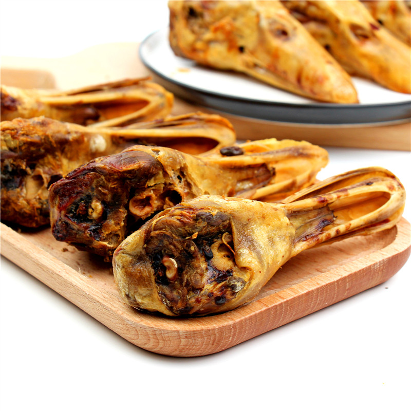 福禄自制风干鸭头狗狗磨牙棒洁零食泰迪哈士奇狗零食