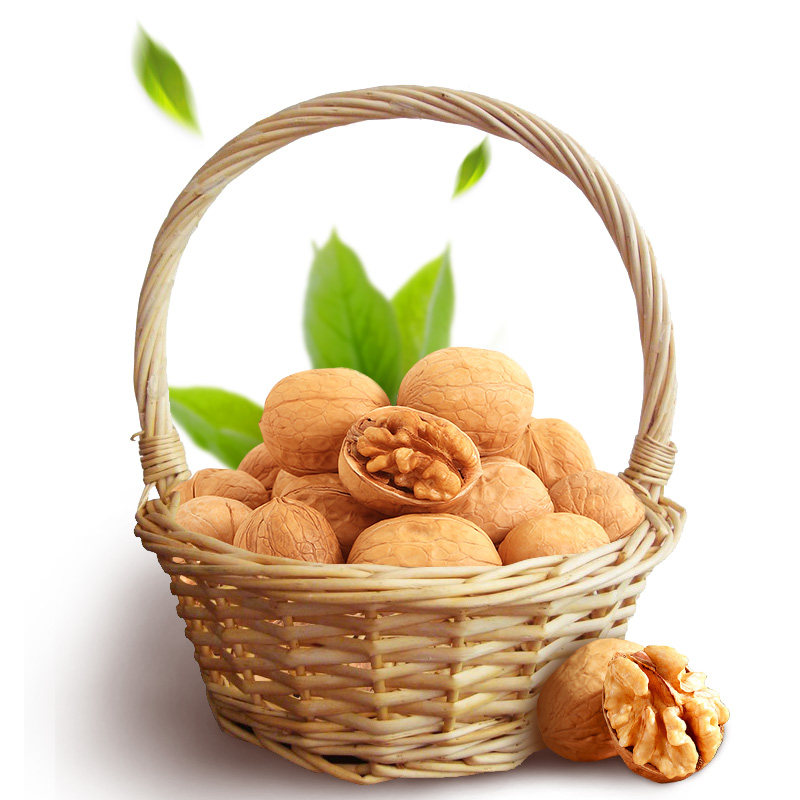 壳壳果纸皮核桃4斤装薄壳生核桃2021年新货坚果草本味孕妇零食