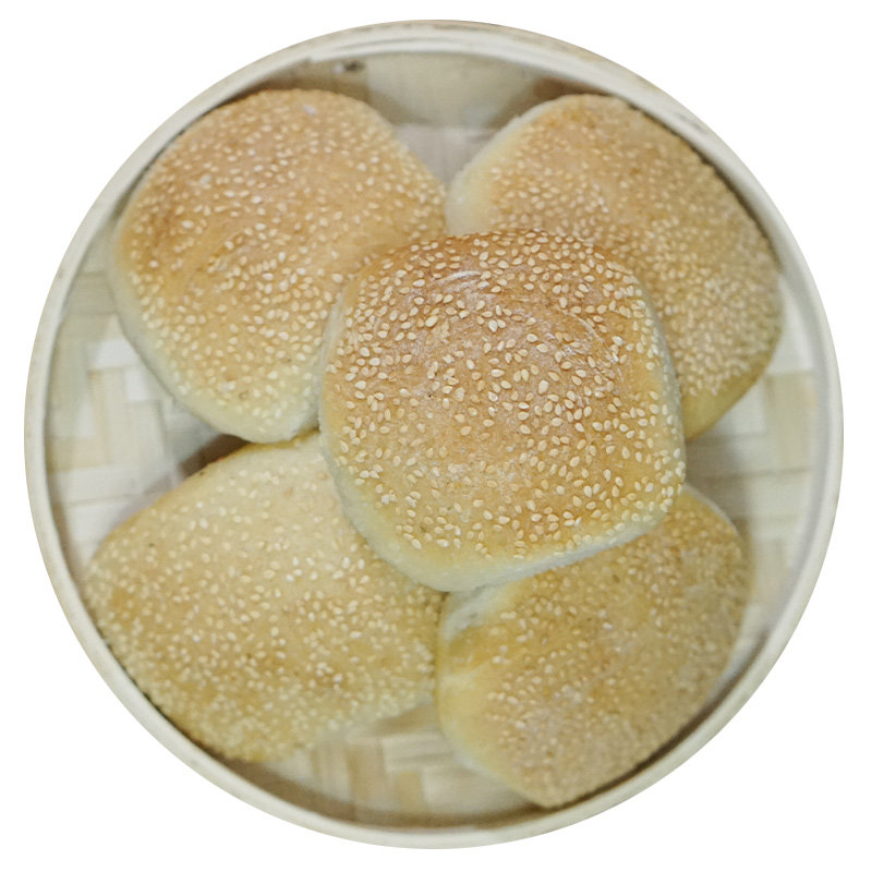 光饼平潭原味无馅芝麻烧饼福建福清特产小吃传统中式糕点