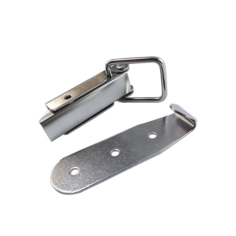 1号长505a不锈钢材质弹簧搭扣鸭嘴木箱铁扣卡扣安全链