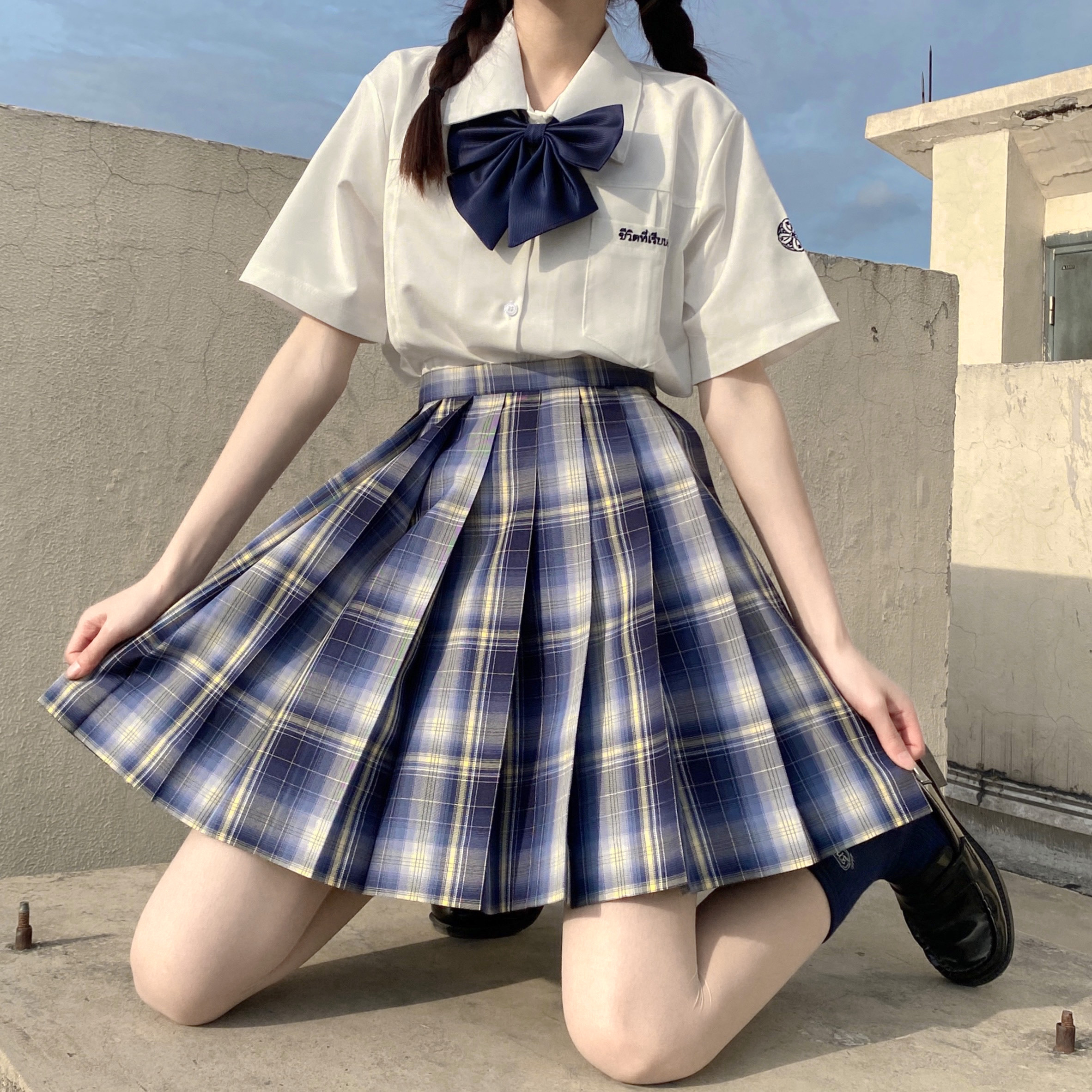 格裙现货梵星春夏百褶裙制服jk正品原创博物馆jk