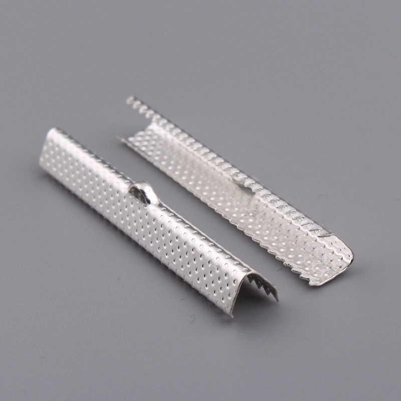 色马仔扣马口夹线650mm皮绳夹扣丝带diy饰品扣