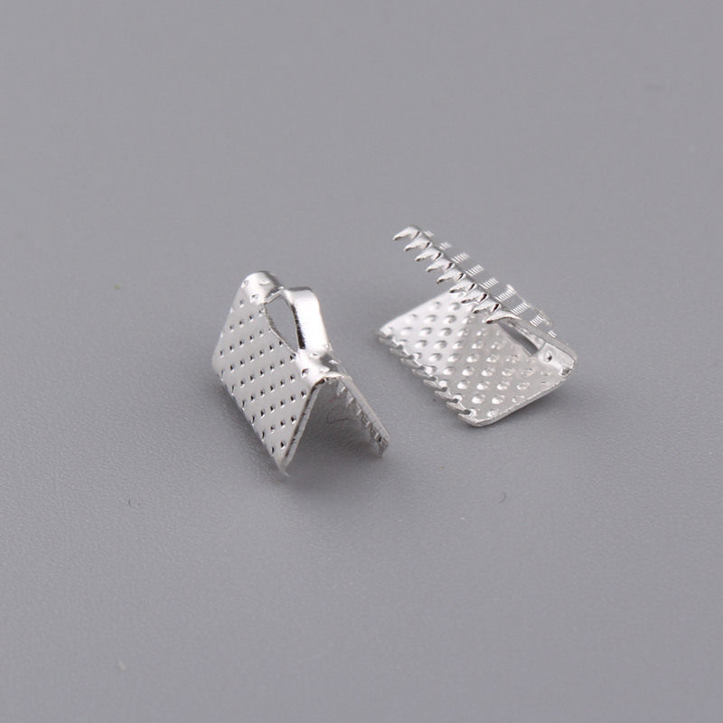 色马仔扣马口夹线650mm皮绳夹扣丝带diy饰品扣