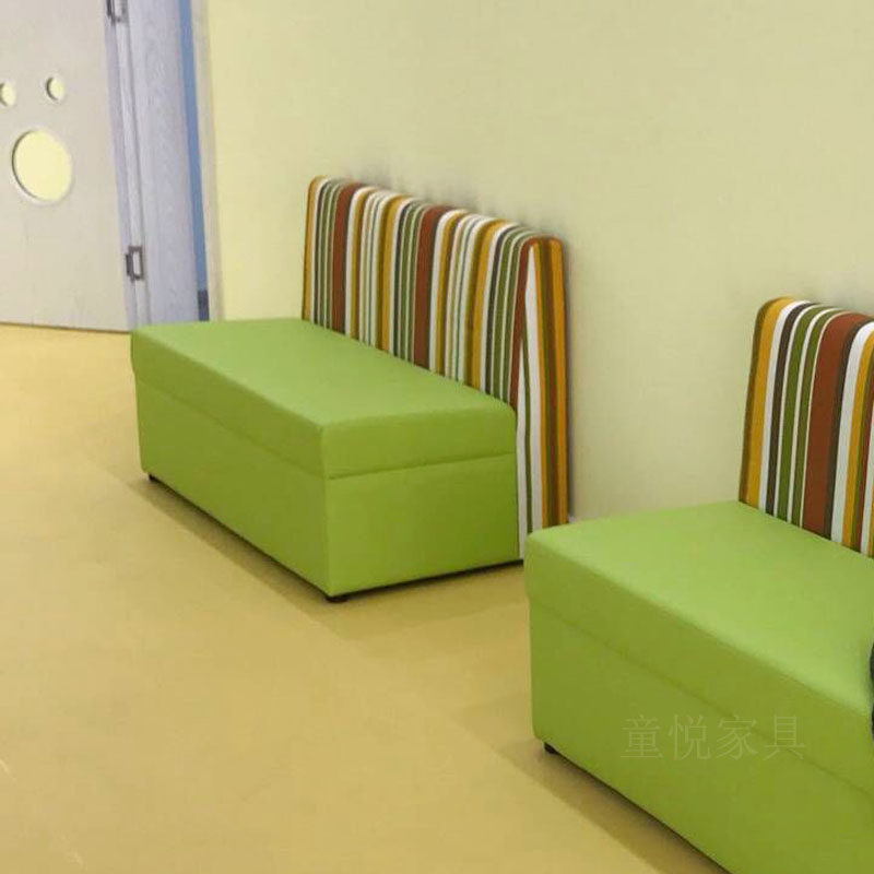 儿童卡座沙发家长休息等候区早教培训中心酒店商场走廊沙发椅定制