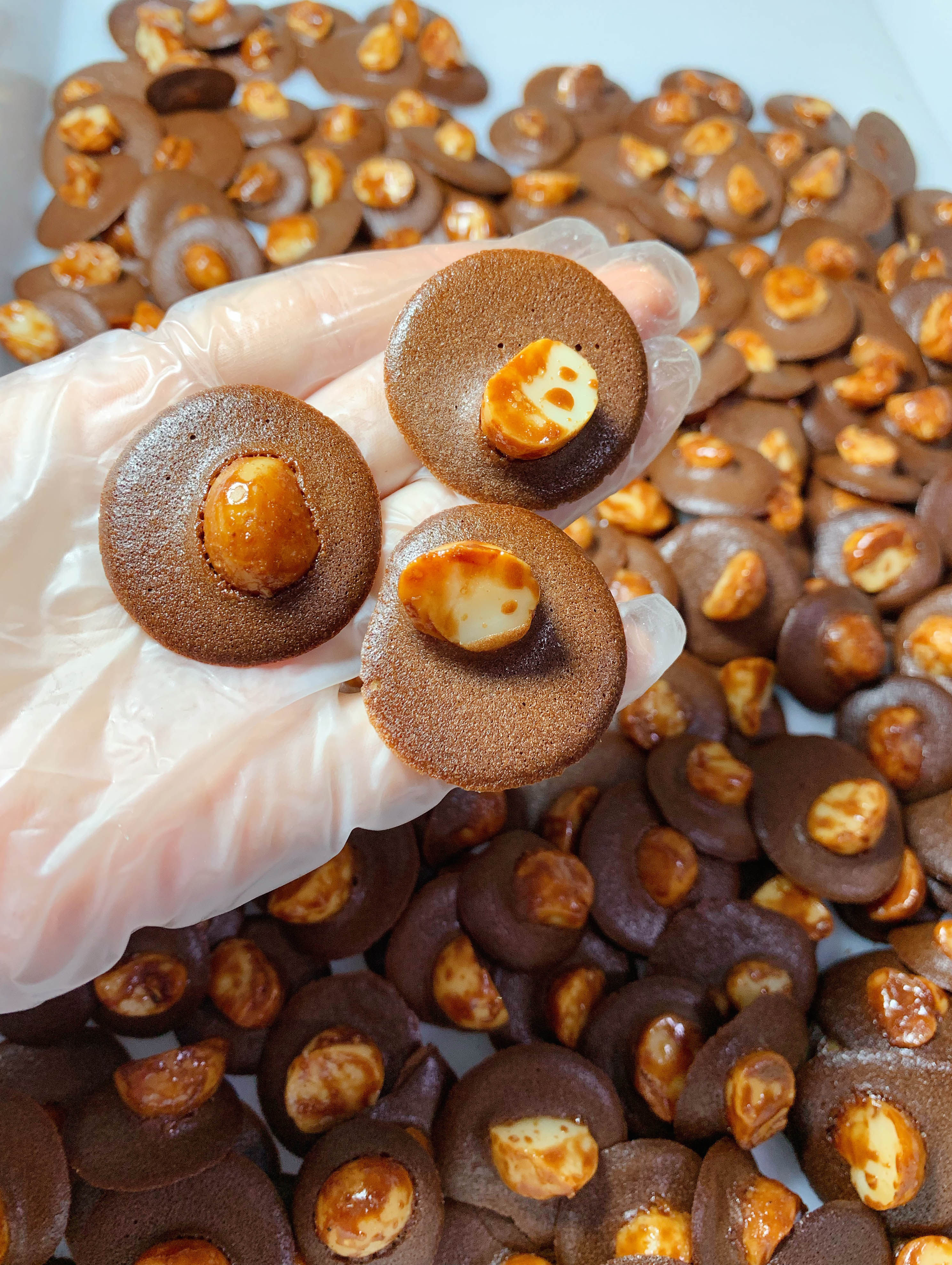 夏威夷可可脆片手工巧克力脆脆网红零食薄脆饼干传统中式糕点