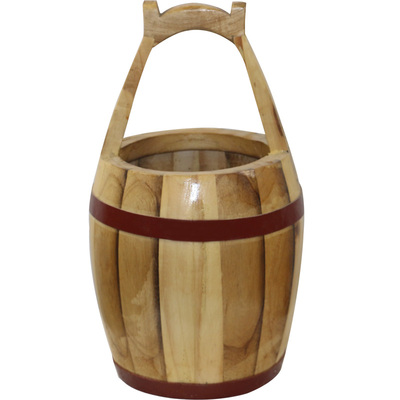 民俗复古手提大木水桶怀旧摆件影视道具舞蹈戏剧戏曲京剧景区展览