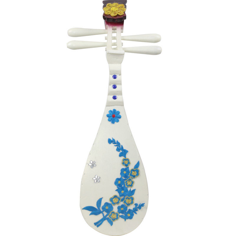 影楼摄影琵琶舞蹈乐器道具青花瓷仿真彩绘工艺其它民族乐器