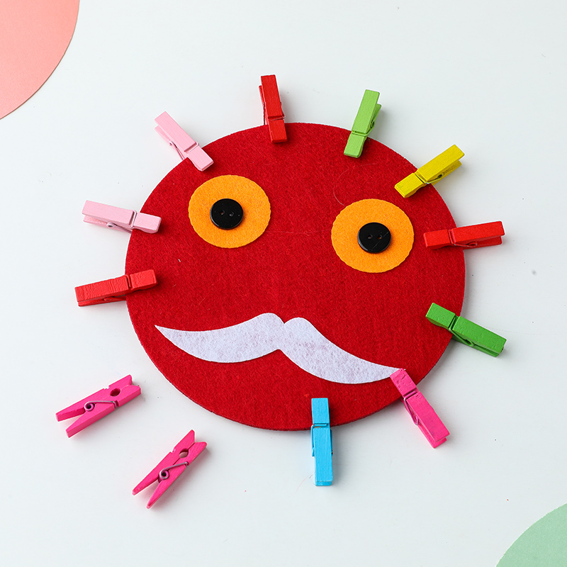 幼儿园大小小班自制材料织布益智玩具diy手工拉链建构