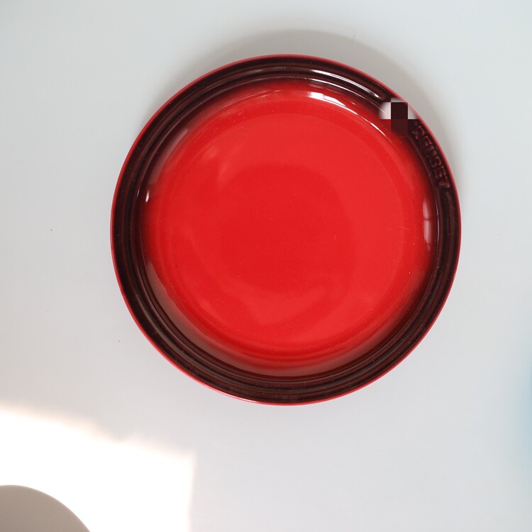 出口法国高温炻瓷渐变变色餐盘冰淇淋色烤烤箱盘