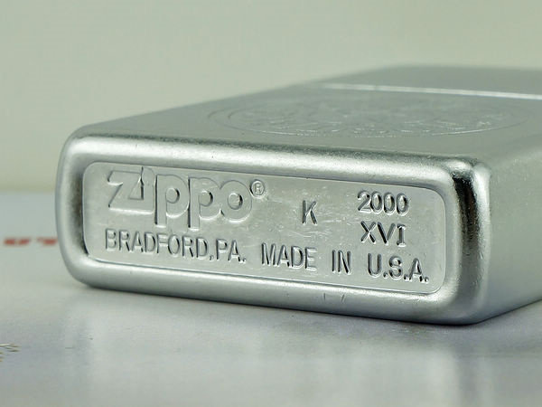 原装正品zippo打火机2000年哈雷harley德国国花定制机zippo