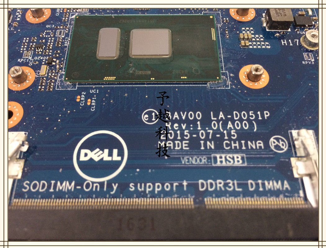 戴尔dellinspiron55575457主板bav00la-d051pi7独立笔记本零部件