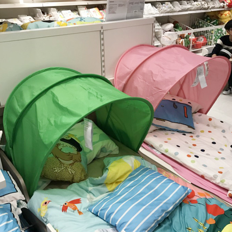 ikea济南宜家家居国内代购福特帷帐粉红色宝宝帐篷创意礼盒