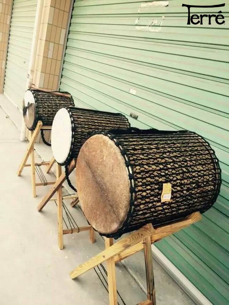 德瑞terre墩墩鼓非洲鼓dundun竹制进口乐器打击