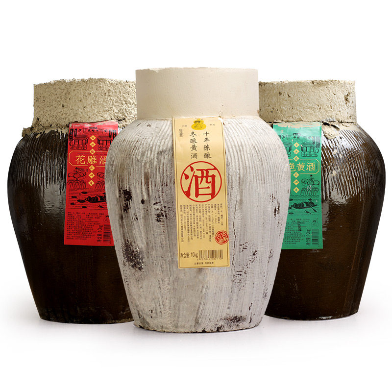 送酒原酒本色手工老酒坛装20斤花雕黄酒兴产传统黄酒