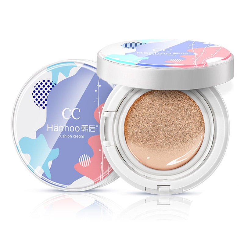 韩后气垫cc水光清透补水裸妆自然遮瑕隔离bb霜