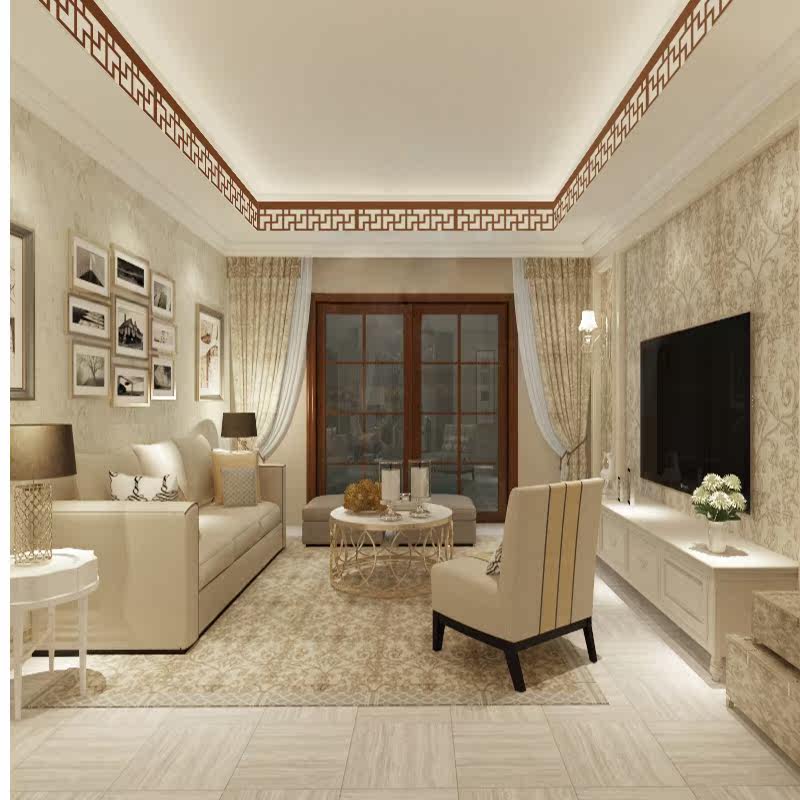 利亚天花装饰客厅屋顶板墙天花板卧室亚克力条自墙贴