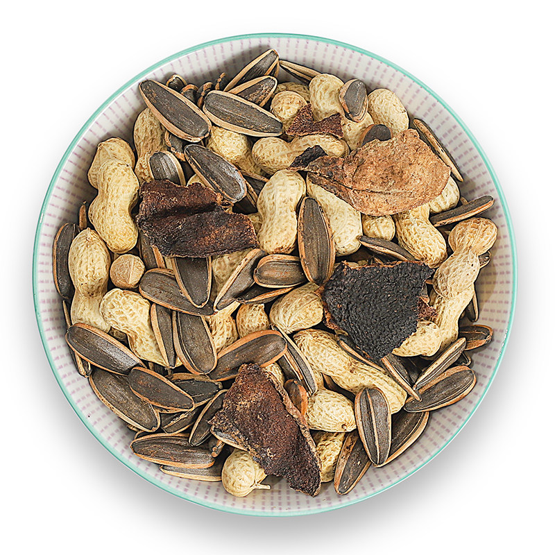 花生瓜子新会陈皮有壳小花核桃网红零食坚果瓜子