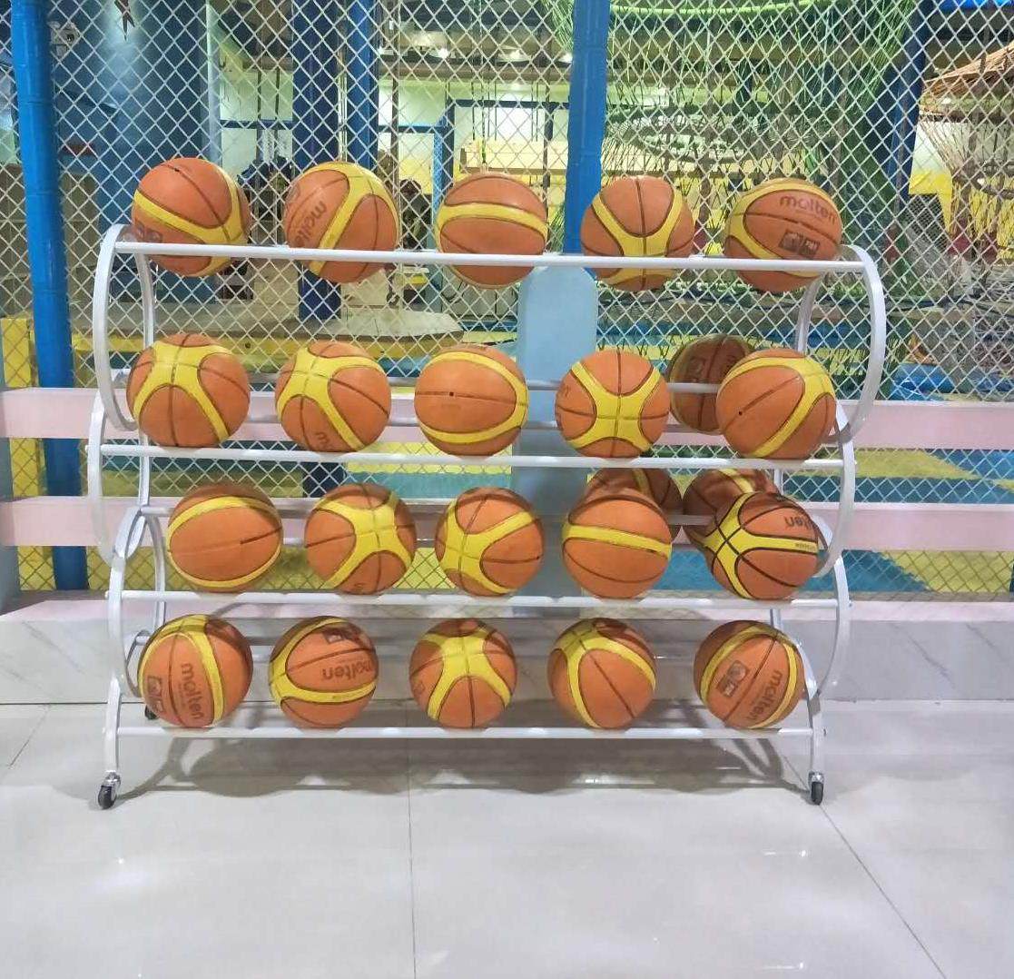 篮球货架足球收纳排球陈列幼儿园整理置物架定制整理架