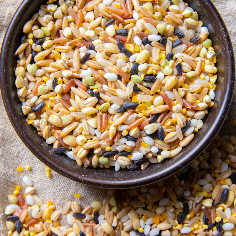 全麦十五谷米5斤 五谷杂粮粗粮健身新米养生粥组合八宝粥十谷米