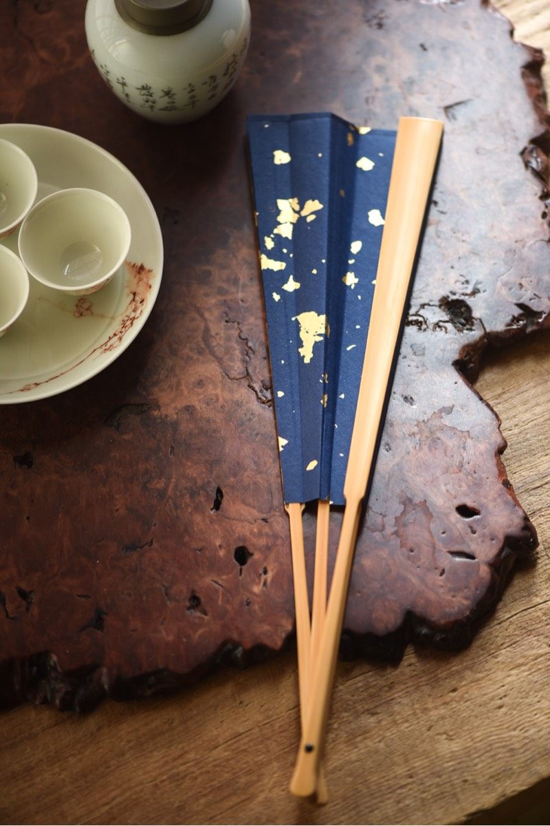 四两山人文玩玉竹折扇苏工精怀袖雅物扇子