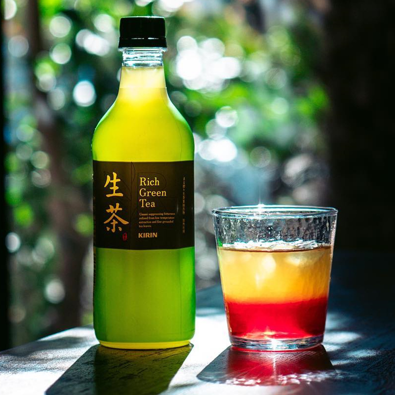 日本进口饮品麒麟kirin网红生茶香浓绿茶抹茶饮料525ml