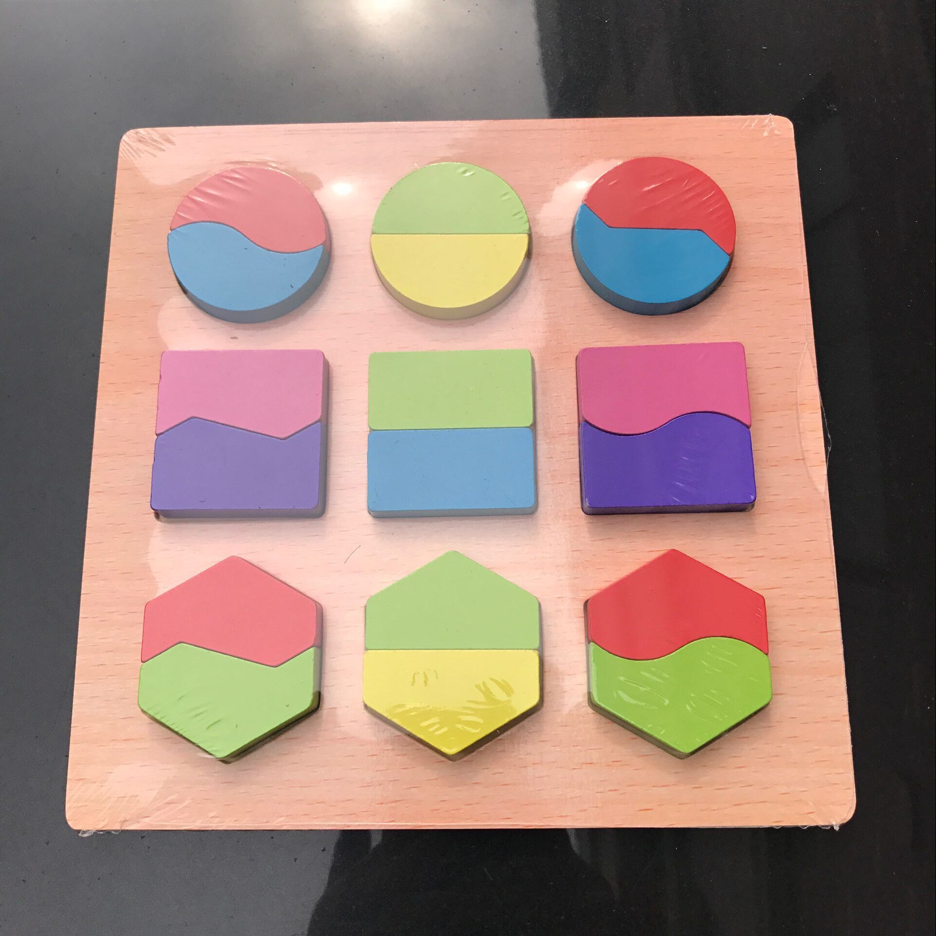 嵌板幼儿早教积木拼图拼版宝宝益智木制蒙氏拼图