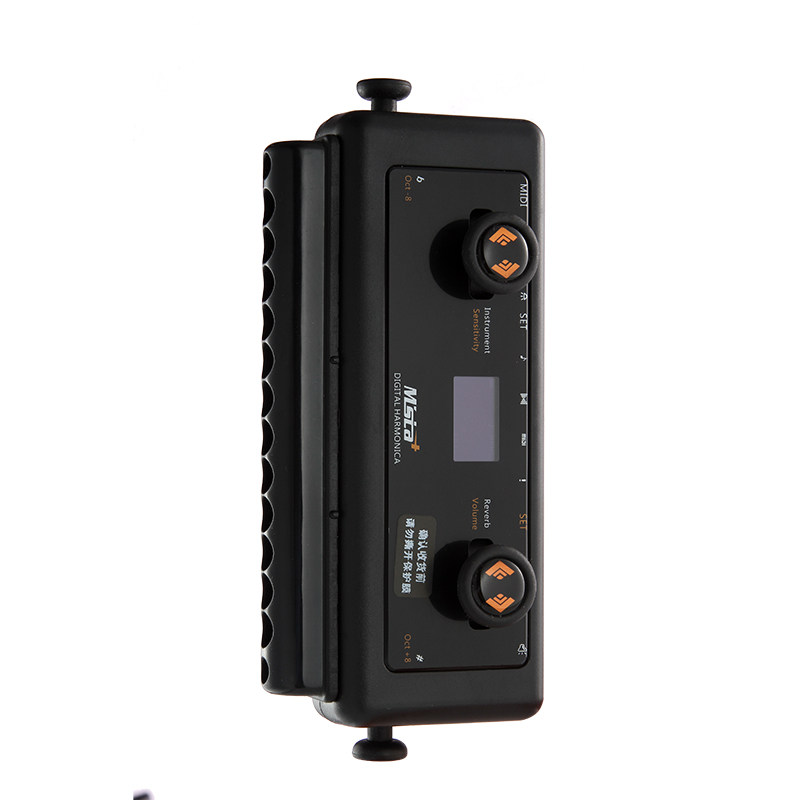 墨兹hm12数码电子12孔半音音阶电声口琴可变口琴