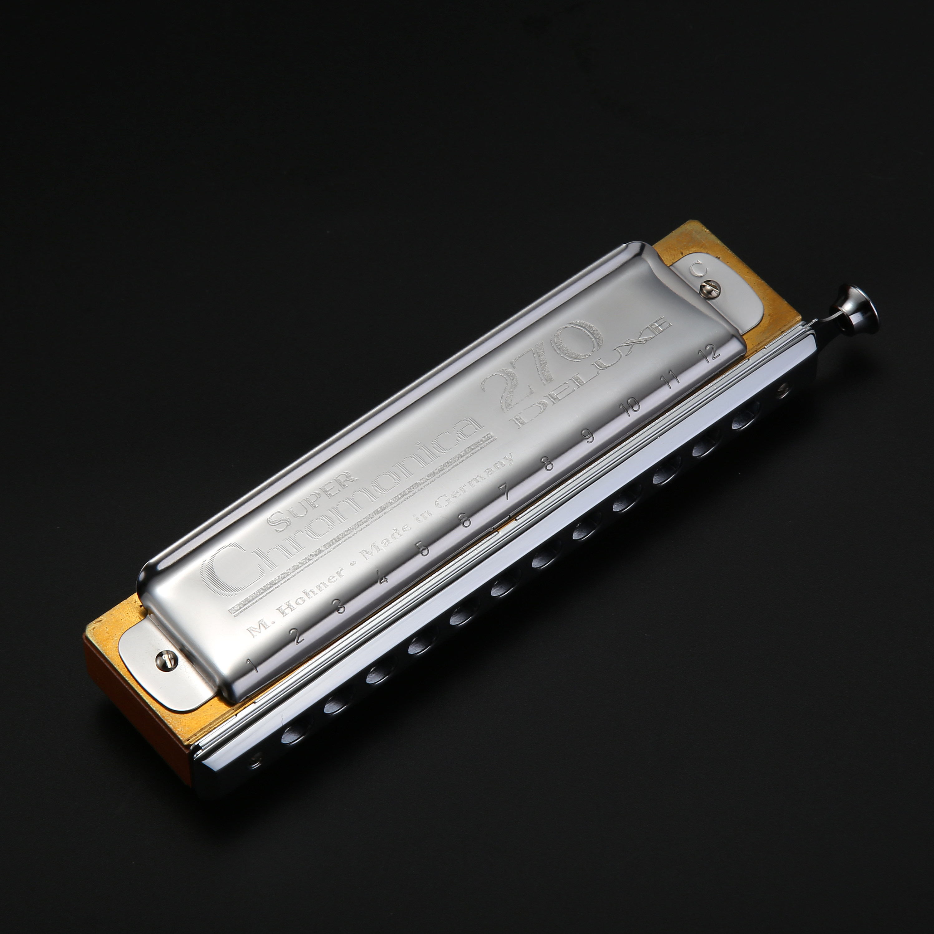 德国hohner原装进口270d豪华版12孔半音阶口琴新手初学专业演奏款