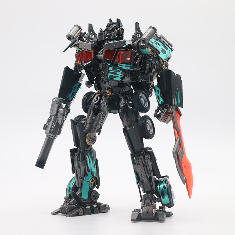 正版变形金刚夜巡lt02擎天柱mpm04暗黑合金版汽车机器人模型手办