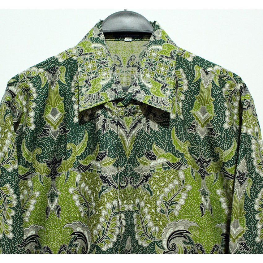 衬衫衬衣男士春秋表演印尼长袖大码休闲男装衬衫