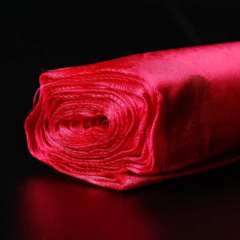 哈达藏族八吉祥围巾饰品吉祥花真丝蒙古族民族红色藏族哈达