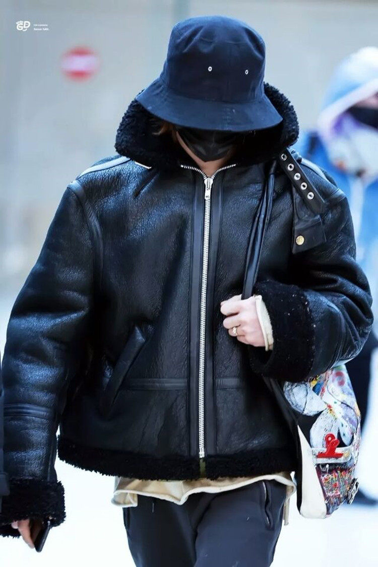 bigbanggd同款皮衣泰迪拉链黑色加厚皮夹克男女皮衣