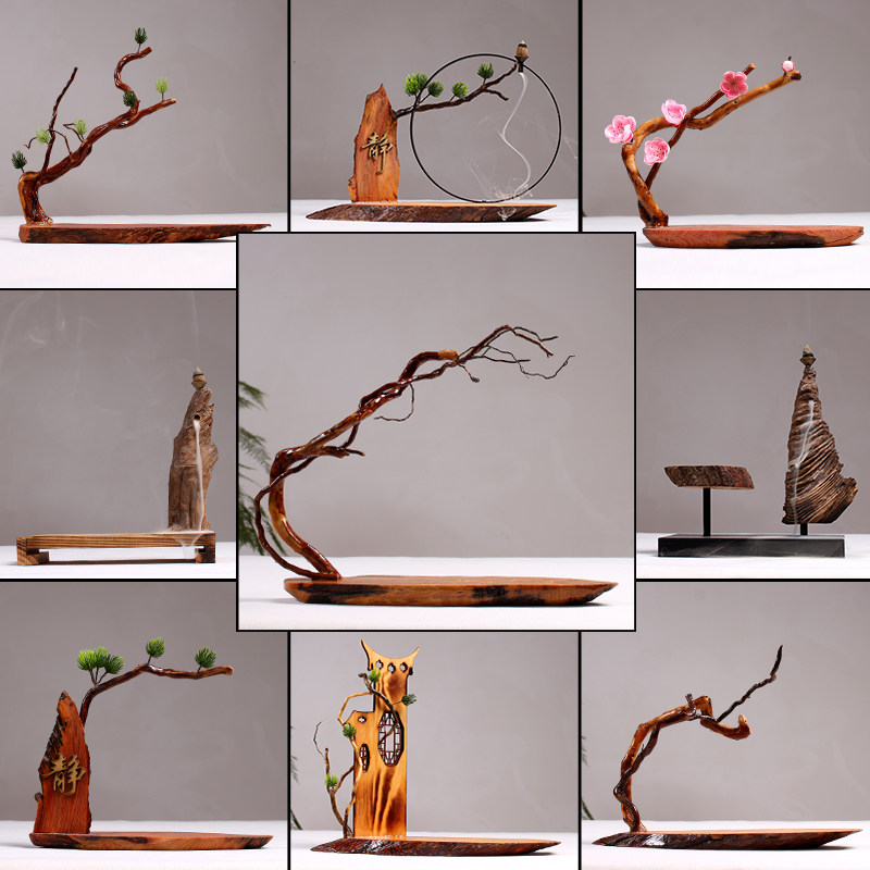 天然实木木雕摆件创意家居客厅装饰装饰工艺工艺品风化摆件