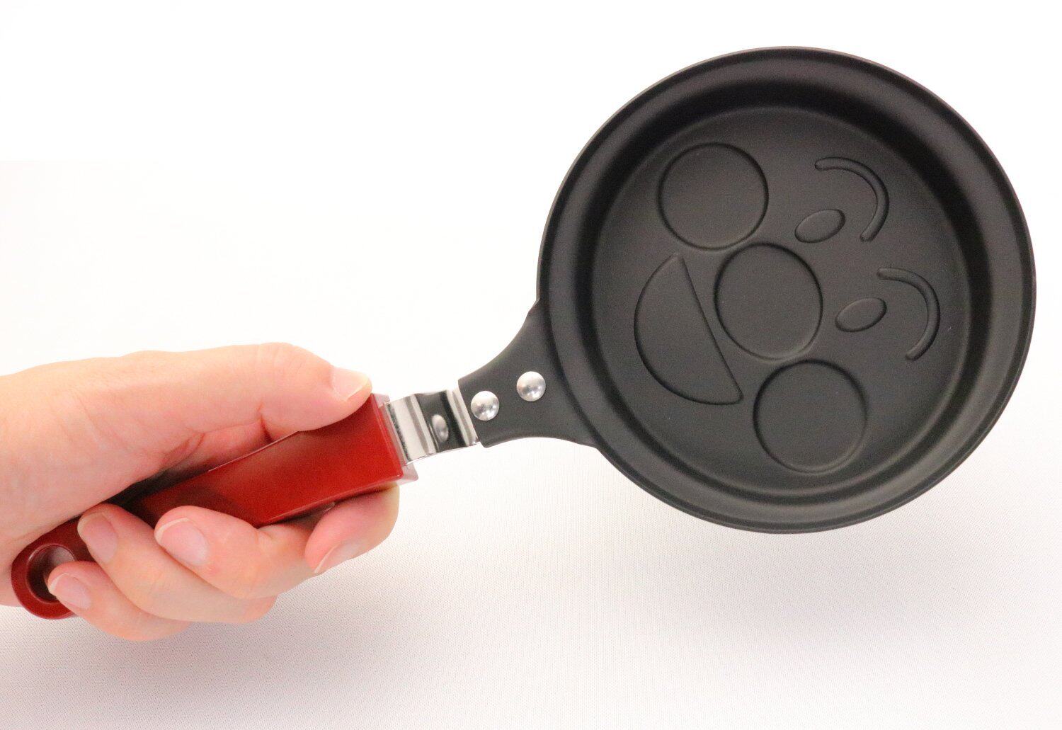 现货日本进口面包超人儿童迷你可爱小铁锅平底锅日式松饼煎锅