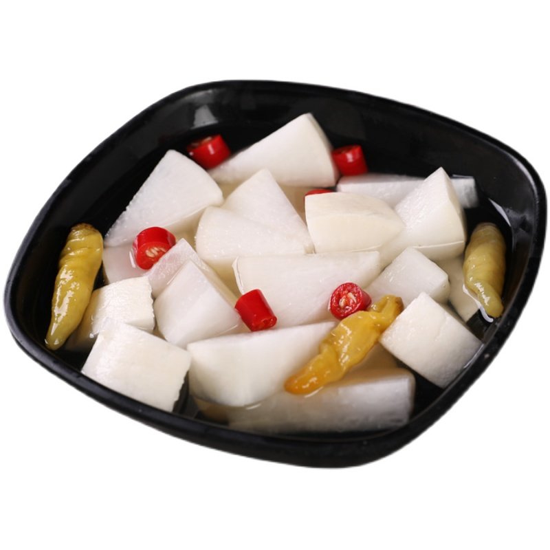 泡菜酸甜酸萝卜丁酸辣下饭饭菜开胃小菜糖醋腌制