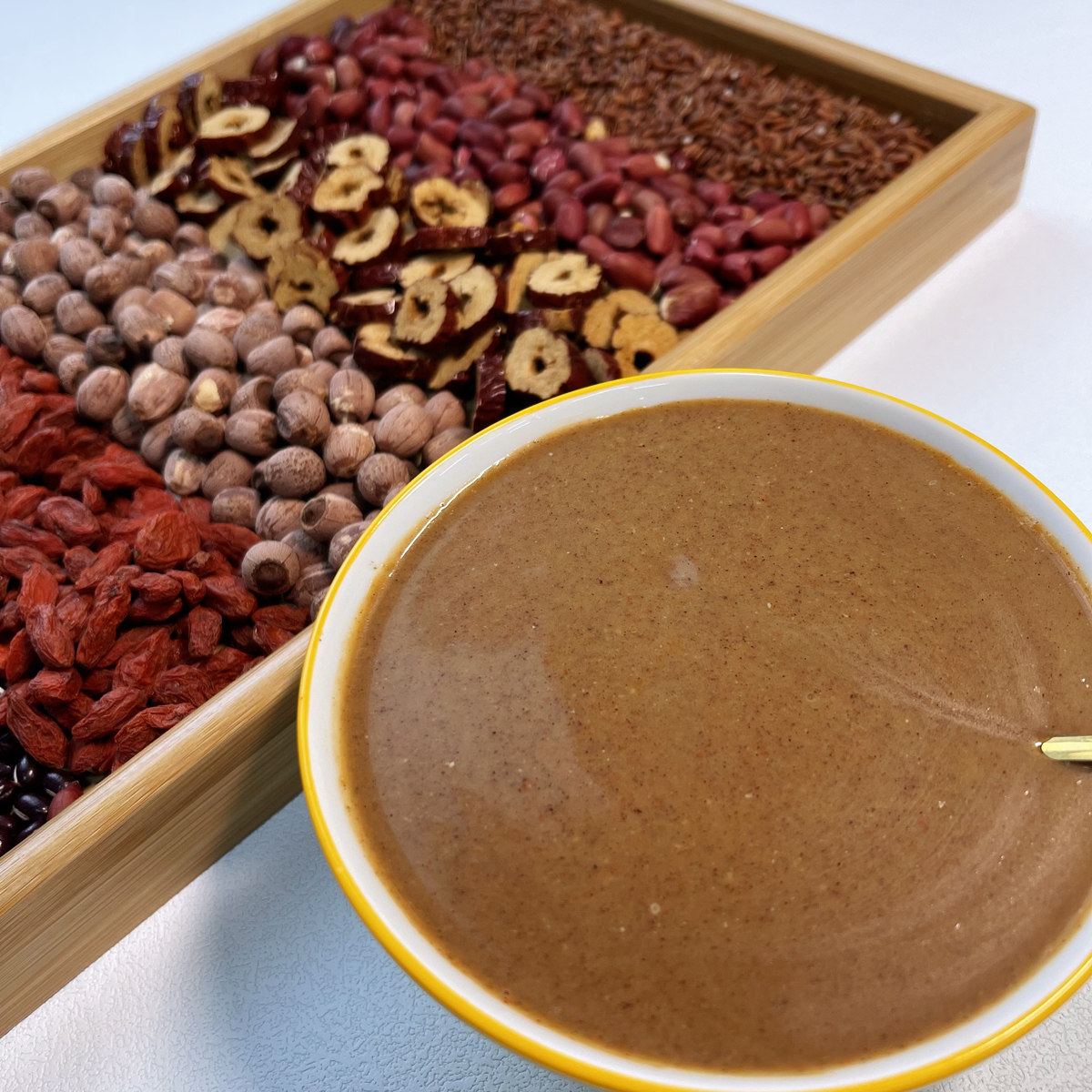 红粉现磨五谷杂粮营养代餐粉无红枣枸杞红豆红豆红天然粉粉食品