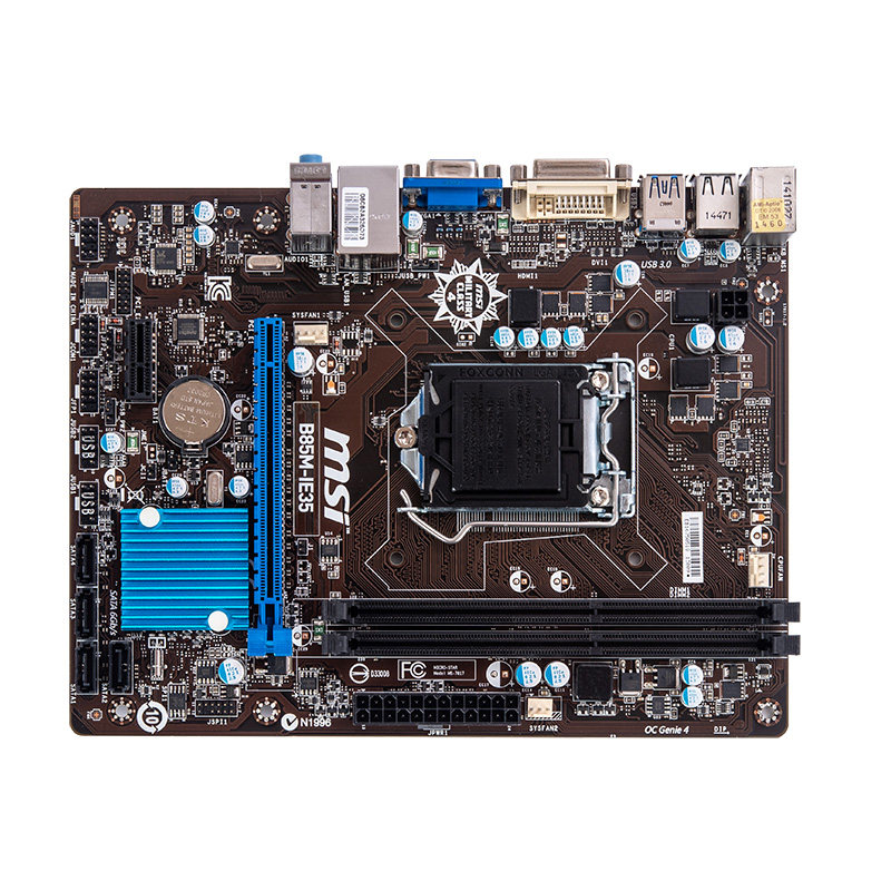 全新库存msi微星b85m-ie351150针ddr3台式机电脑主板主板