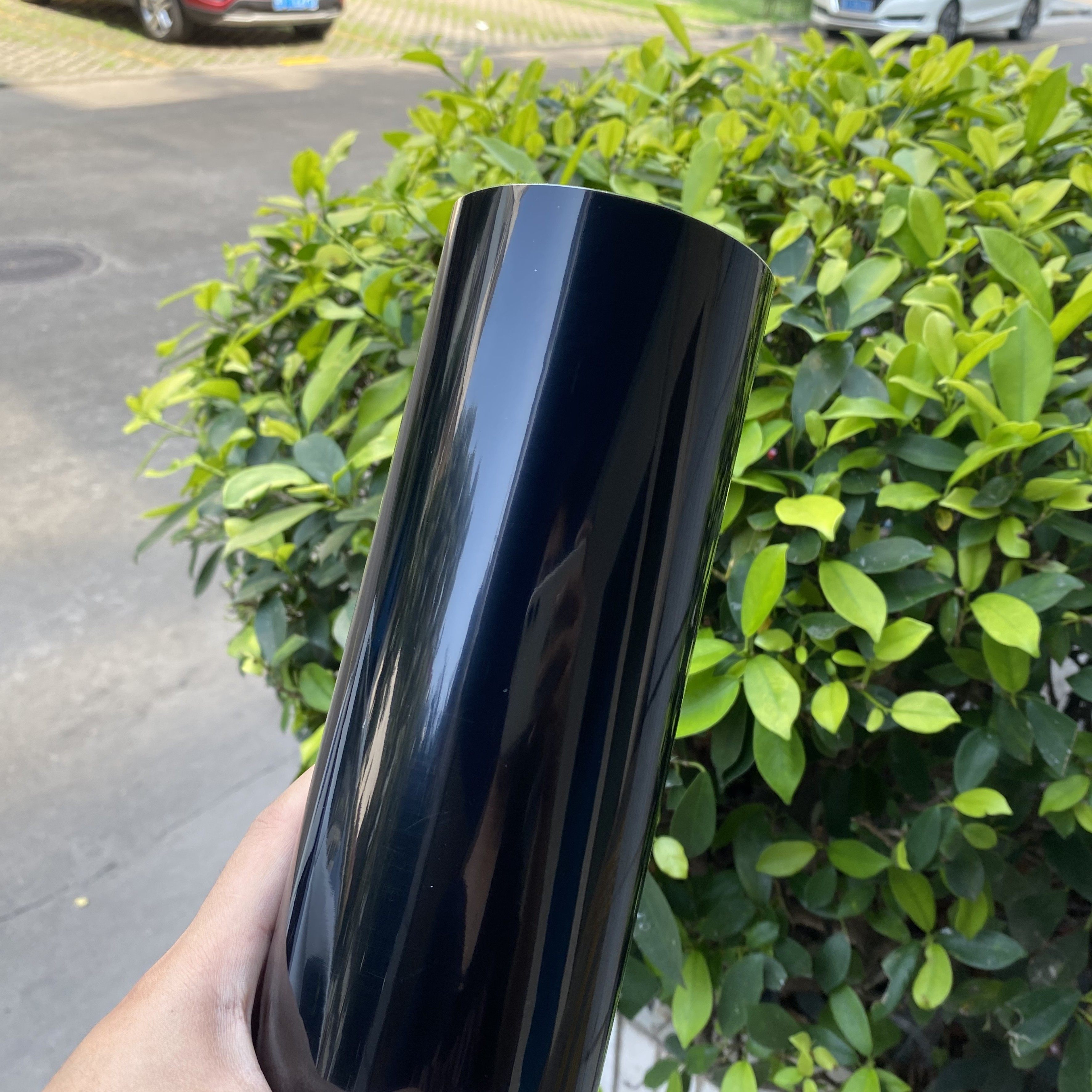 汽车灯膜pu大灯保护膜尾灯膜熏黑深黑金黄透光划痕修复防护tph膜