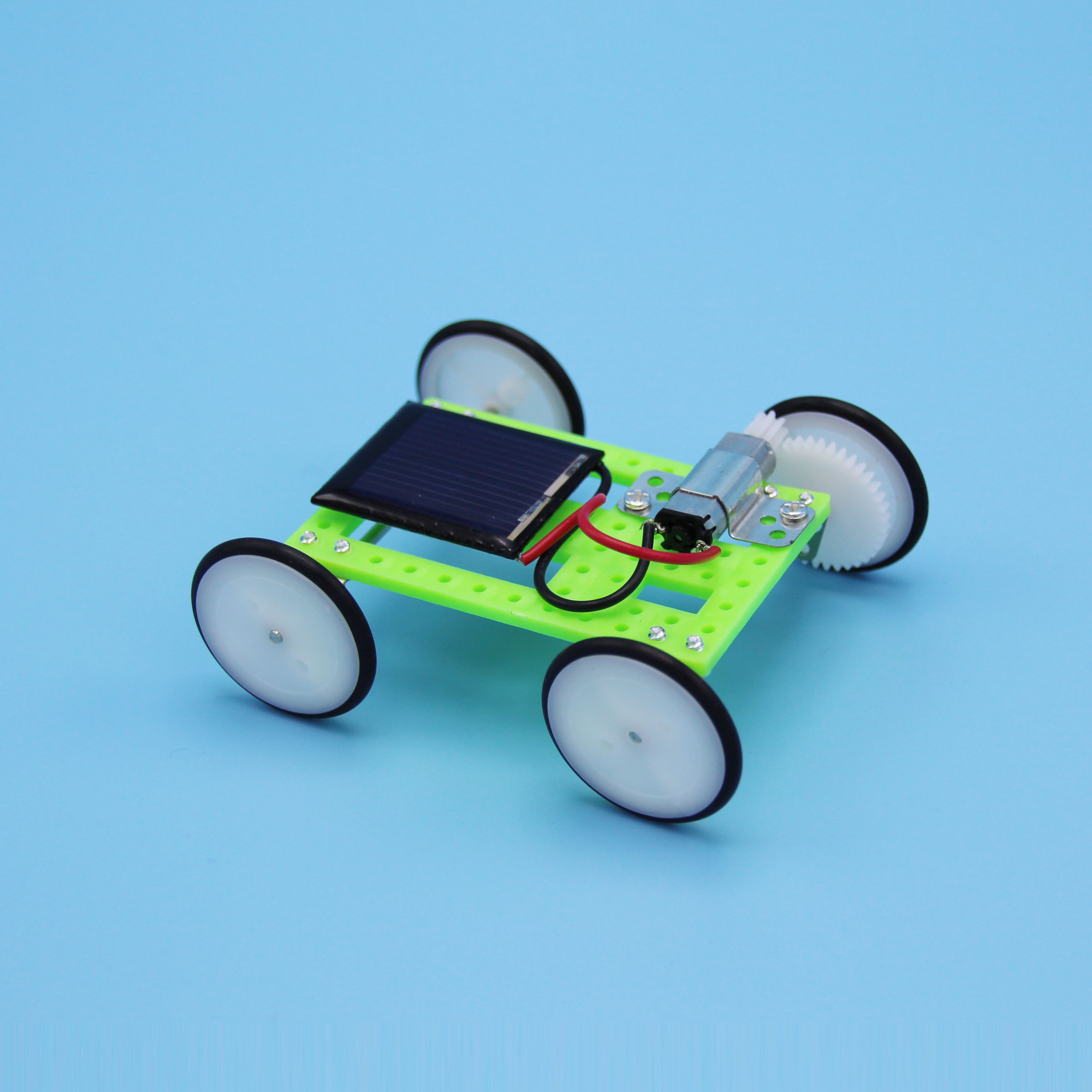 太阳能小车diy手工小汽车科学实验玩具儿童环保科技制作科学实验