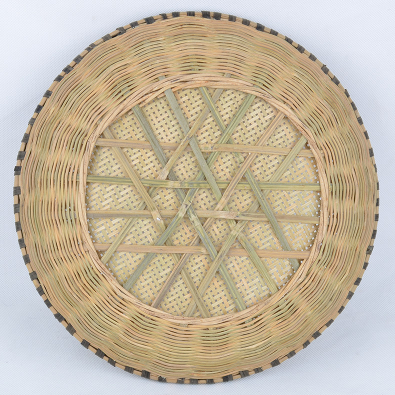 贵州省特产优质手工竹编簸箕竹筛有孔竹制品收藏型竹编