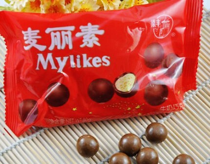 麦丽素牛牛奶巧克力25g可可经典食品儿时回忆巧克力制品