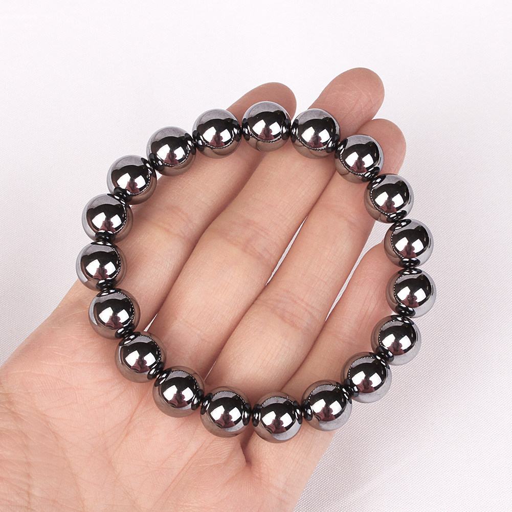 有助睡眠打通经络平安胆石磁性铁石手链父母手链