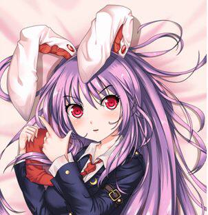 抱枕东方project铃仙优昙华院动漫身长靠垫枕头套动漫毛绒