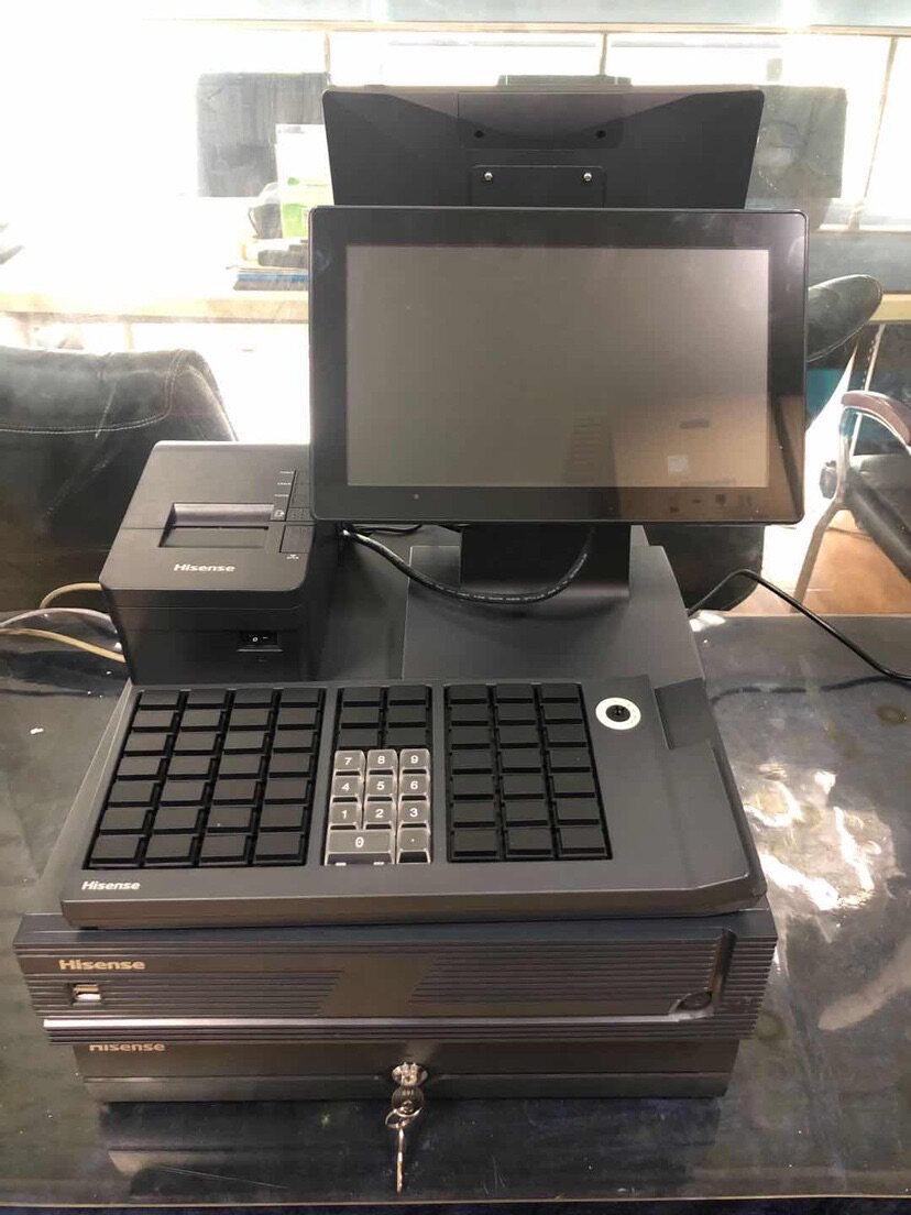 海信正品hk360收银机hk460大屏超市便利店pos收款机收款机