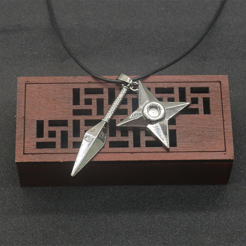 日韩动漫周边火影忍者飞镖男生项链韩版个性男潮百搭项链