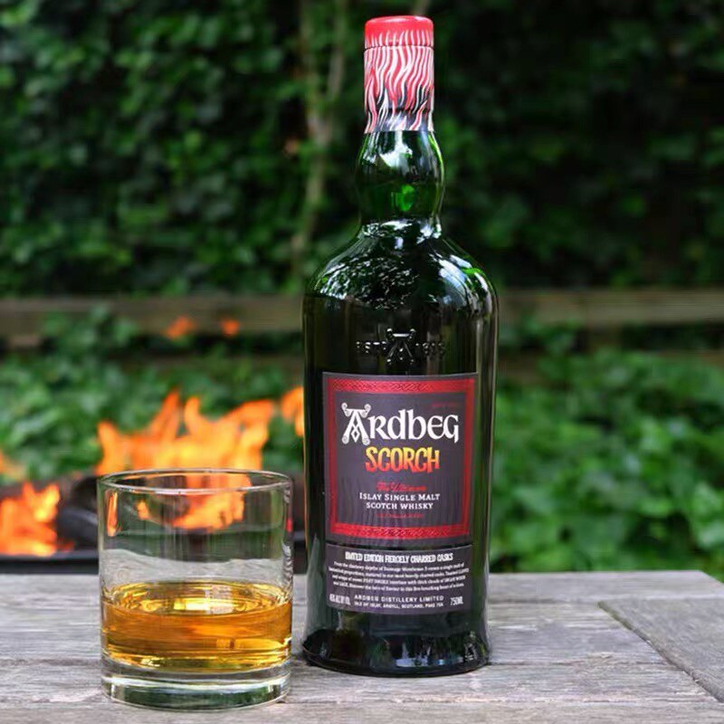 鼎乾ardbegscorch雅伯阿贝火龙单一麦芽苏格兰威士忌700ml